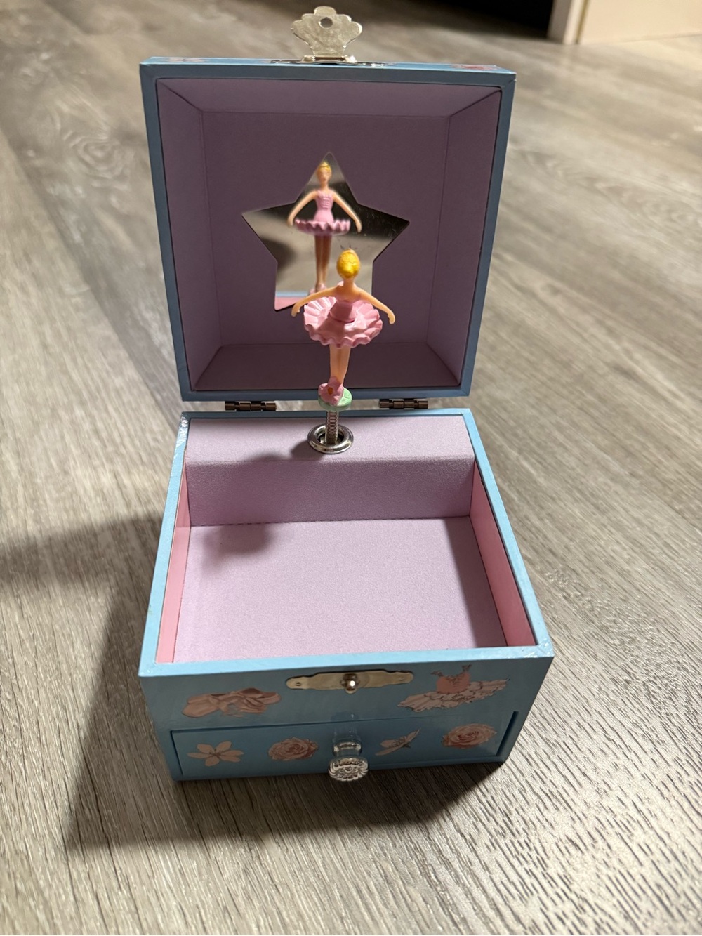 Pink Ballerina Musical Jewelry Box